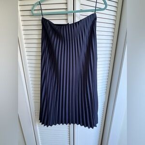 J. Crew Satin Pleated Skirt